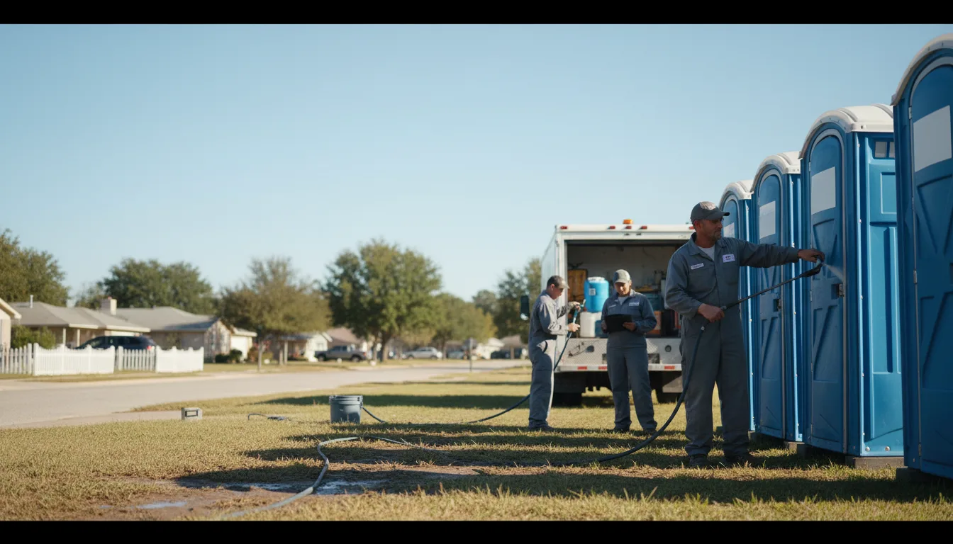 Long-Term Portable Toilet Rental in Chattanooga, OK near me